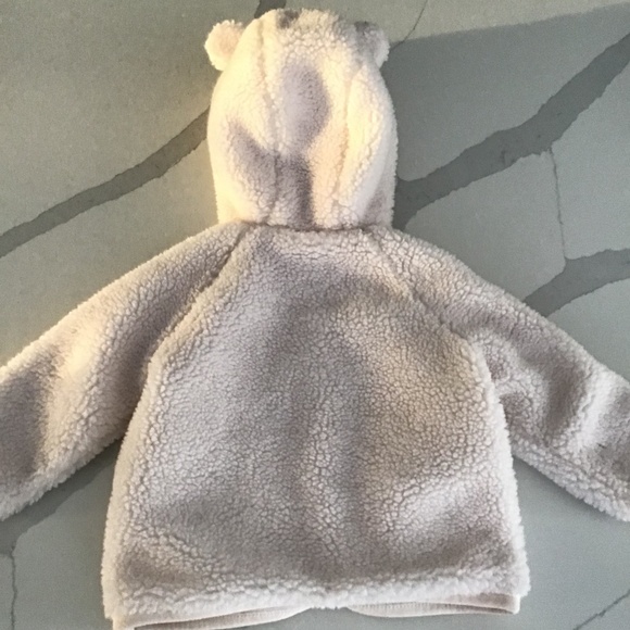 Ralph Lauren Fleece baby girl zip up Jacket, Color light pink, Size 9 months - Picture 2 of 6